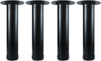 QLLY 10 Inch Adjustable Metal Coffee Table Legs, Heavy Duty Round Furniture Legs by QLLY