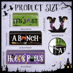 Hocus Pocus Decor, Vintage Halloween Decorations Indoor Table Sign for Home - Image 4
