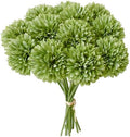 Mandy's 12pcs Artificial Green Ball Chrysanthemum Flowers by Mandys