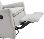 Oxford Baby Uptown Upholstered Glider Recliner Rocking Chair 360° Swivel - Image 8