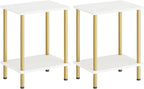 HOOBRO End Tables Set of 2, Small Side Table, Nightstand by HOOBRO