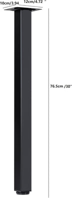 LCSDLHLSY 30 inch Adjustable Square Metal Table Legs, DIY Furniture Legs - Image 2