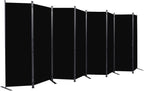 Room Divider 6FT Portable Room Dividers and Folding Privacy Screens, 8 Panel by HOMSCREENER