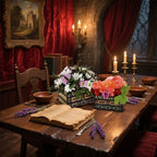 Tosnail 2 Pack Decorative Book Boxes Wooden Antique Book Decorations Vintage Storage Box - Image 4