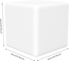 Rechargeable LED Cube Chair, 16 Colors Remote Conctrol Glow Furniture Stool - Image 2