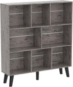 LEYAOYAO 8 Cube Bookshelf, 3 Tier Bookcase - Image 4