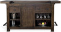 Pemberly Row 80" Transitional Wood Gorgeous Bar Unit by PEMBERLYROW