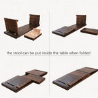 Sofa End Tables Wooden Floor Table - Image 6