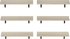 Furinno Rossi Floating Shelves for Wall Set of 6, 18-Inch Wall Shelf, Floating - Image 4