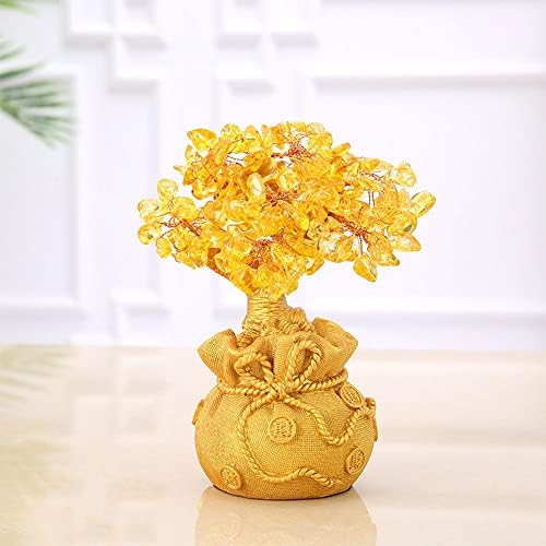 Feng Shui Decor Money Tree Crystal Chinese Decorations Money Tree for Wealth and Good Luck - Image 2