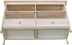 IC International Concepts, Mission Entertainment/TV Stand, Solid Real Wood - Image 8