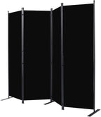 Room Divider 6FT Portable Room Dividers and Folding Privacy Screens, 4 Panel - Image 7