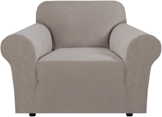 H.VERSAILTEX High Stretch Chair Cover 1-Piece Rich Jacquard Armchair Covers by HVERSAILTEX