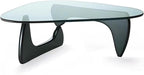 EASYSOUL Modern Glass Coffee Table, 44.88" D x 32.28" W x 15.75" H, Abstract - Image 6
