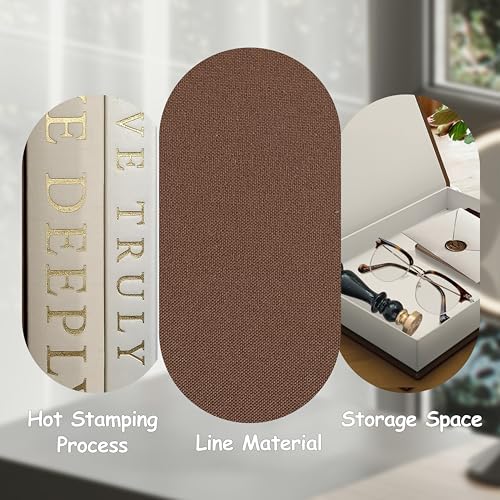 Aesthetic Decorative Books, Set of 3 Linen Faux Books for Decoration - Image 5