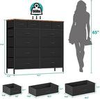 VASICAR Large Dresser for Bedroom - Image 3