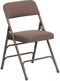 Flash Furniture 4 Pack HERCULES Series Curved Triple Braced & Double Hinged by FlashFurniture