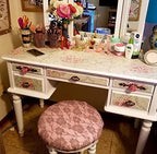 Vintage Floral Self Adhesive Wall Paper Shelf Liner Funitures Dresser Drawer - Image 5