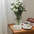 Mini Decorative Books For Home Decor, Small Wood Book Stack For Table Decor, Home Decor Book For Living Room Mantel, Farmhouse Stacked Books Decorative（L37） - Image 5