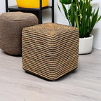 REDEARTH · Cube Pouf Foot Stool Ottoman - Image 6