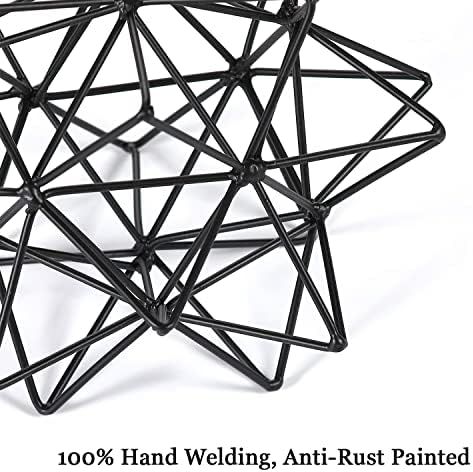 Metal Table Top Decor, 3D Metal Geometric Sculpture - Image 5