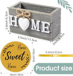 Queekay House Warming Gifts New Home Farmhouse Coasters Set of 6, Boho - Image 2
