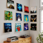 Laurensory Vinyl Record Wall Mount Shelves, 12 inch Vinyl Holder, 12 Pack - Image 4