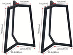 Metal Round Table Legs 28 Inch Metal Coffee Table Legs - Image 5