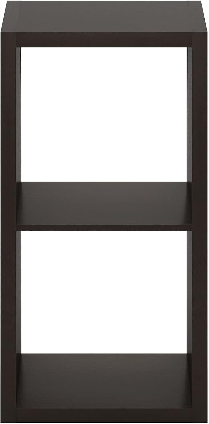 Furinno CUBICLE Book Shelf, 2-Cube Bookshelf, Extra Thick Frame Horizontally & - Image 10