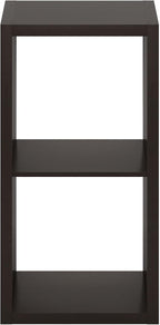 Furinno CUBICLE Book Shelf, 2-Cube Bookshelf, Extra Thick Frame Horizontally & - Image 10