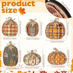 Leinuosen 6 Pcs Fall Pumpkin Decor, Fall Decor for Home - Image 3