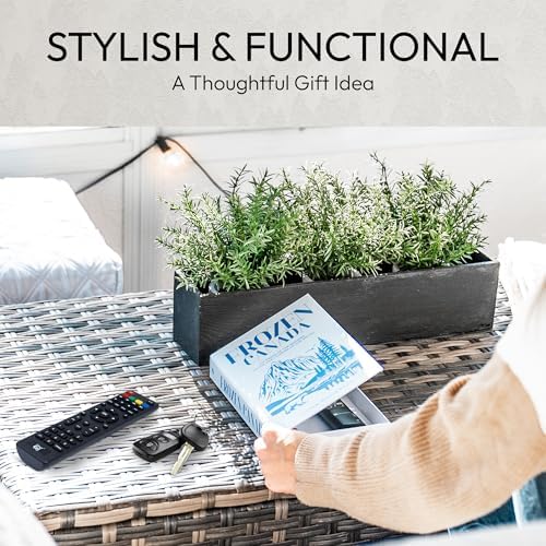Decorative Books | White 10 Book Set with 3 Sizes | Preassembled with Hidden Storage | Perfectly Stackable for Easy Home Staging | Book Decor to Elevate Your Space | Home Decor Made Simple! - Image 4