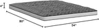 MAXYOYO Black Geometric Pattern Futon Mattress, Japanese Floor Mattress Quilted - Image 2