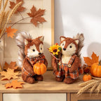 winemana 2 Pack Fox Fall Decorations for Home, Thanksgiving Table Decor - Image 2