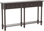 Merax Retro Console Table Sofa Table - Image 4