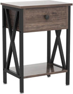 VECELO Nightstands Set of 2, Modern Bedside End Tables, Night Stands - Image 5