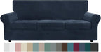 ZNSAYOTX Oversized Velvet Couch Cover 4 Piece Stretch Sofa Covers by ZNSAYOTX
