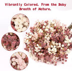 N&T NIETING Baby Breath Flowers Artificial Bulk, 10Pcs, Fall Pink Decor - Image 3