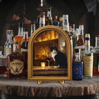 3D Funny Tuxedo Cat Wall Art Sign for Bar Decor, Vintage Drinking Cat Portrait Wall Decor, 8x10 Inch - Image 7