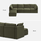 mopio Oversized Modular Sectional Sofa - Image 9