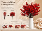 Mandy's 6 Bundles Artificial Red Baby’s Breath Flowers - Image 6