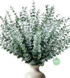 50 Pcs Eucalyptus Stems Artificial Eucalyptus Leaves,Fake Eucalyptus Plants by YOGJKI