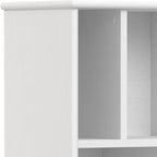 SIMPLIHOME Draper Solid Hardwood 64 inch x 22 inch Mid Century Modern Bookcase - Image 7