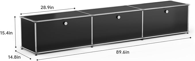 Modern Storage Cabinet Versatile Free-Standing Organizer - Image 3