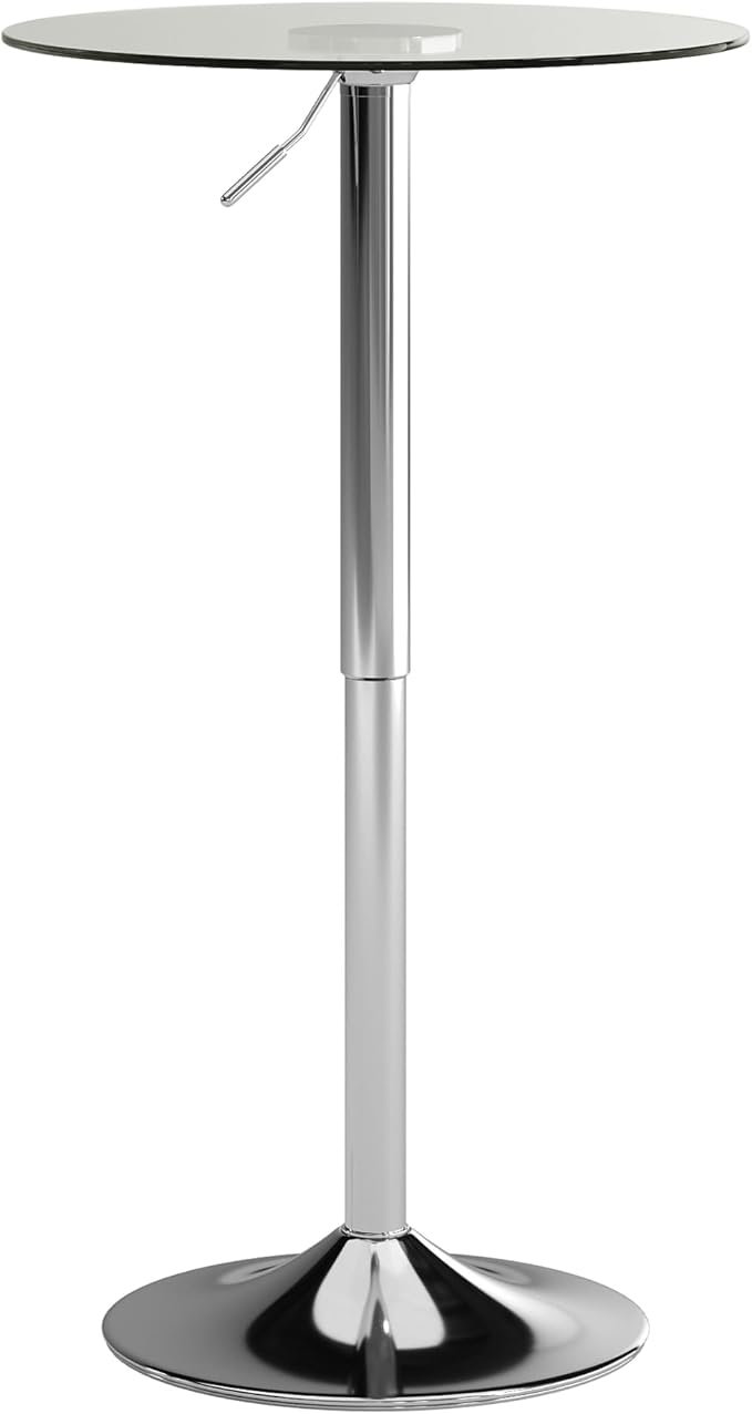 Flash Furniture Chad 23.5'' Round Glass Cocktail Table by FlashFurniture