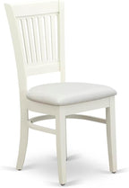East West Furniture ANVA3-LWH-C 3 Piece Dining Table Set - Image 11