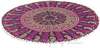 32" Purple Burgundy Floor Meditation Pillow Cushion Seating Throw Cover Mandala - Image 5