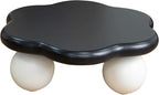 35" Cloud Coffee Table with 3 Ball Legs, Modern Minimalist Petal Center Table - Image 6