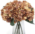 Kimura's Cabin 6Pcs Hydrangea Artificial Flowers Fall Flower,Autumn Yellow by WeddingPartyArrangementBouquetsDecorationArtificialFlowers