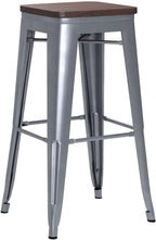 HAOBO Home 30" Backless Metal Counter Stool Height Bar Stools Barstools - Image 5